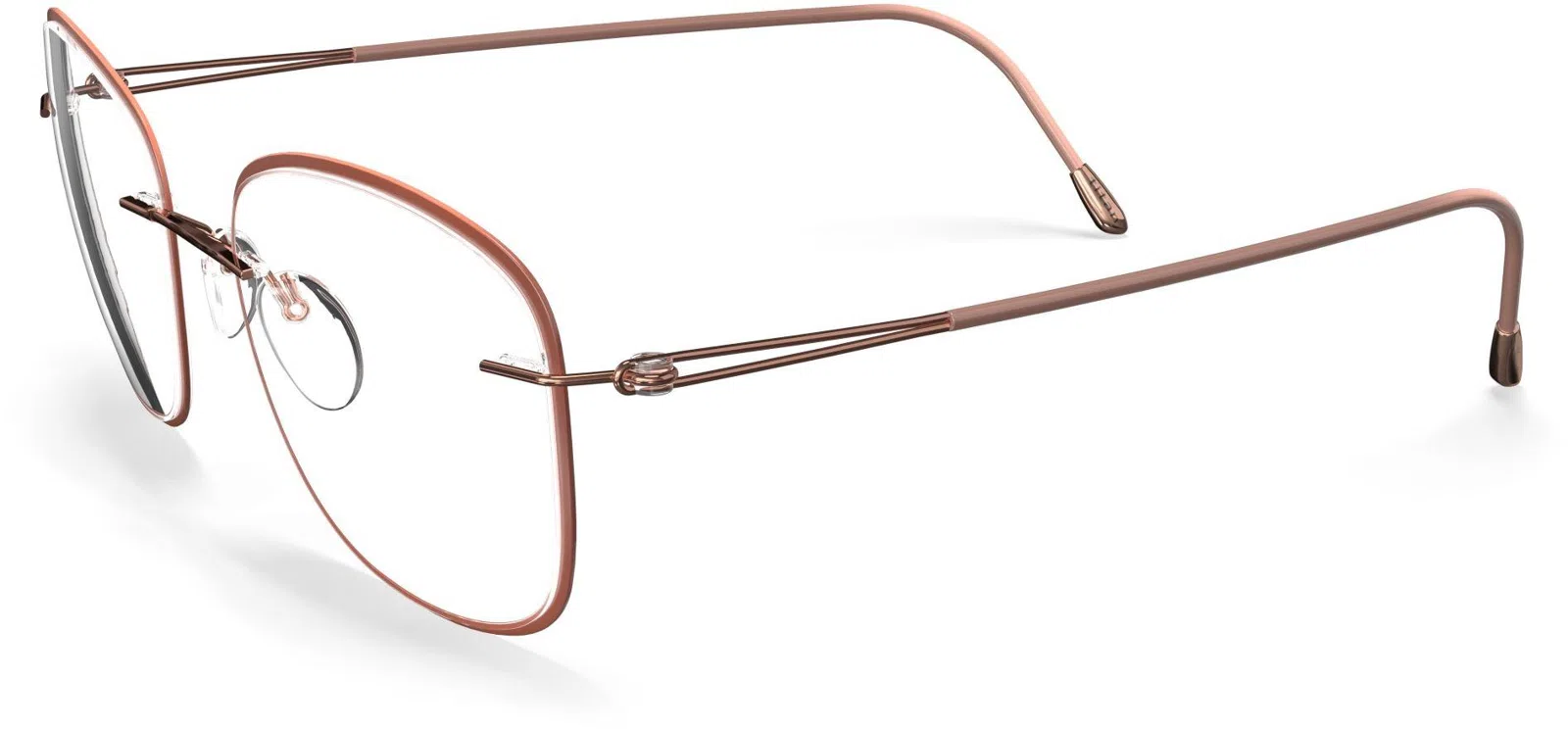 Silhouette Lite Spirit Demo Rimless 5566 Eyeglasses - view 10